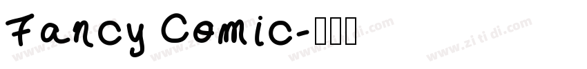 Fancy Comic字体转换